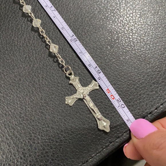 Cross Pendant Crystal Rosary - Picture 5 of 5